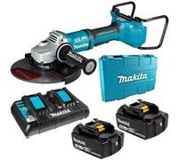 Meuleuse d'angle à batterie 2x18V (36V) Li-Ion 2x5Ah 230mm DGA901T2U1 Makita