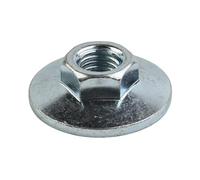 Meuleuse d'angle à dégagement rapide Écrou hexagonal à bride de | Changement de disque sans outil avec écrou hexagonal à dégagement rapide compatible avec meuleuses d'angle de 125, 150