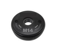 Meuleuse d'angle à filetage M14, plaque de pression autobloquante noire, écrou à bride à dégagement rapide, serrage d'écrou électrique, pièces d'outils 1 pièce(M14 Black)