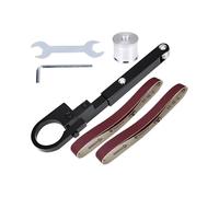 Meuleuse d'angle - Adaptateur de ponceuse à bande Diy Mini, kit de ponçage et de polissage, embout de ponceuse à bande tubulaire | Outil de travail du bois en métal polyvalent pour ponceuses 100/115