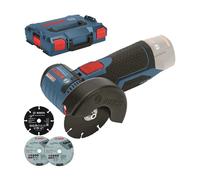 Meuleuse d'angle BOSCH PRO 12V Ø76mm + coffret L-BOXX GWS 12V-76 (sans batterie)