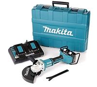 Meuleuse d'angle Brushless 230mm + 2 batteries 18V 5Ah Li-ion + coffret