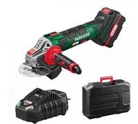 Meuleuse d'angle de batterie PWSA 20-Li B2 avec batterie et chargeur dans le cas de l'équipe série X 20V