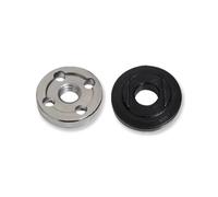 Meuleuse D'angle De Remplacement Filetage M10/M14/5/8 - 11, Plaque Pression Métallique, Jeu D'écrous À Bride Intérieure Et Extérieure, Outils for Broche 10/14mm(M14 Hexagon Upper)