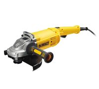 DEWALT DWE492S-QS Meuleuse Ø 230 mm - 2200W filaire - Vitesse à vide 6600 tr/min - Carter de protection ø 230 mm - Poignée latérale multi-positions - Flasque intérieur/extérieur - Clé de service Jaune