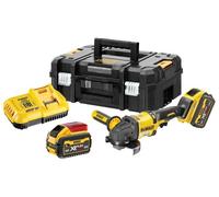 Meuleuse d'angle DEWALT DCG418X2 Ø 125 mm 54 (2 x 9,0 Ah) V XR Flexvolt en T-Stak