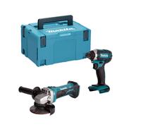 Meuleuse d'angle DGA452 + visseuse à chocs DTD152 (Solo) en Makpac - MAKITA