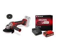 Meuleuse d'angle Einhell Professional TP-AG 18/125 CE Q Li 125mm sans fil avec Chargeur et Batterie 4,0Ah