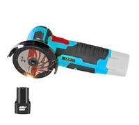 Meuleuse d'angle électrique 12 V 3/4 pouce, batterie lithium rechargeable, machine de polissage sans balais/à balais, mini découpe