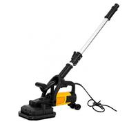Meuleuse d'angle électrique 3800 W, meuleuse de sol en béton avec tige d'extension, réglage à 6 vitesses, 4500 tr/min pour revêtement et finition de la pierre