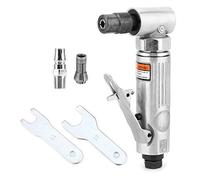 Meuleuse d'angle industrielle AG - 315B, outil de polissage de meuleuse pneumatique, rectifieuse haute vitesse à 90 degrés avec 25 000 tr/min, comprend une clé et un mandrin pour