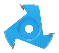 Meuleuse d'angle lame triangulaire en carbure de tungstène, acier à 3 dents, outil de sculpture, accessoires plateau en bois, fraise