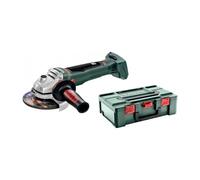 Meuleuse d'angle METABO 18V Ø125mm + coffret METABOX WB 18 LTX BL 125 QUICK (sans batterie)