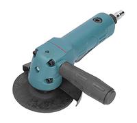 Meuleuse d'angle Pneumatique 4 Pouces, Vitesse Libre 11000rpm, Connecteur d'Admission 1/4 Pouce - Puissance Élevée, Poignée Confortable, Usage Portable et Industriel (Verte)