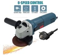 Meuleuse d'angle réglable à 6 vitesses - 600 W - 12 000 tr/min - Disque de 125 mm - Multifonctionnelle