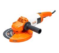 Meuleuse d'Angle RURIS RA2400S 2400W - Disque Diamante 230 mm Soft Start Poignee Soft Grip Réglable 3 Positions