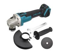 Meuleuse D'angle Sans Balais 125/100MM, Machine De Découpe Au Lithium Rechargeable 18V, Meuleuse De Polissage À Main, Outils De Coupe For Le Travail Du Bois Facile à Utiliser(125MM NO Battery)