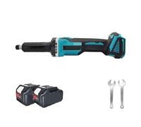 Meuleuse D'angle Sans Balais, Polisseuse Rotative À 4 Vitesses, Outil De Gravure Électrique, Rectifieuse Portative Fil Fonctionnement à Grande Vitesse(2 Battery)