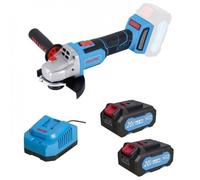 Meuleuse d'angle sans fil 20V - diamètre 125mm + 2 batteries 4Ah - FCAG125X1-2B1C LEMAN