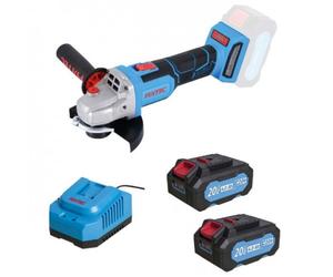 Meuleuse d'angle sans fil 20V - diamètre 125mm + 2 batteries 4Ah - FCAG125X1-2B1C LEMAN