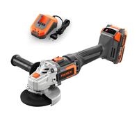 Meuleuse d'angle sans fil 20V FUXTEC FX-E1WS20 - set avec batterie 2Ah et chargeur 2,4A