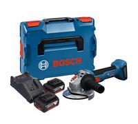 Meuleuse d'Angle BOSCH GWS 18V-8 125mm (2 x 5,0 Ah GAL18V-40 L-Boxx 136)