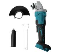 Meuleuse d'angle sans fil Compatible avec batterie Makita 18 V, 100/125 mm 12000 RPM meuleuse d'angle sans fil avec moteur sans balais et couvercle de disque de ponçage (125MM)