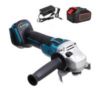 Meuleuse d'angle sans fil compatible avec batterie Makita 18 V (sans batteries ni chargeur), diamètre du disque : 125 mm, découpeuse sans fil 800 W, pour couper, polir,