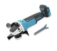 Meuleuse d'angle sans fil compatible avec Makita 18 V, 8500 tr/min, 4 niveaux de vitesse, disque abrasif de 125 mm avec clé de meulage pour meuler, couper et polir (sans batterie)