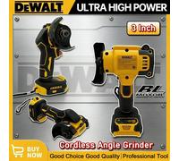 Meuleuse d'angle sans fil DEWALT 3 pouces, machine de découpe, meuleuse de polissage, outil électrique de découpe au diamant, outils électriques NO BATTERY