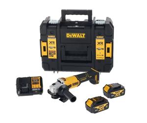 Meuleuse d'angle sans fil Dewalt avec moteur sans balais 18 V XR, 125 mm, 2 x 4 Ah DCG407M2T