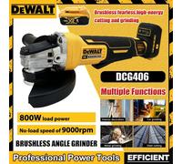 Meuleuse d'angle sans fil Dewalt DCG406 125MM 9000 tr/min, machine de découpe sans balais, polisseuse à percussion, outil électrique rechargeable