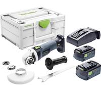 Meuleuse d'angle sans fil Festool AGC 18-125 5,0 EBI-Plus 577700 125 mm + batterie, + chargeur 18 V 5.00 Ah