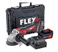 Meuleuse d'angle sans fil FLEX L 125 18,0-EC LD/5,0 - 18V - coffret + 2 batteries 5Ah + 1 chargeur