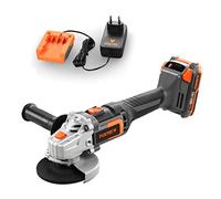 Meuleuse d'angle sans fil 20V FUXTEC FX-E1WS20 - set avec batterie 2Ah et chargeur 1A