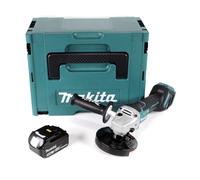 Meuleuse d'angle sans fil - Makita - DGA 517 - 18V - 125mm - Batterie 5 0Ah - Coffret Makpac