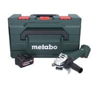 Meuleuse d'angle sans fil - Metabo - W 18 7-125 - 18 V - 125 mm - Batterie 4,0 Ah - metaBOX