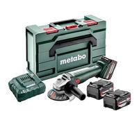 Meuleuse dangle sans fil Metabo W 18 L 9-125 602249960 125 mm 18 V 4.0 Ah, Black