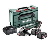 Meuleuse d'angle sans fil - METABO - W 18 L 9-125 Quick - 18 V - MetaBOX 165 L