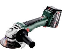 Meuleuse dangle sans fil Metabo W 18 L BL 9-125 602374510 125 mm brushless, + 2 batteries, + mallette, + chargeur, + accessoires 18 V 4.0 Ah