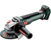 Meuleuse dangle sans fil Metabo WB 18 LT BL 11-125 Quick 613054850 125 mm brushless, sans batterie, sans chargeur, + accessoires 18 V
