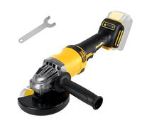 Meuleuse d'angle sans fil pour batterie Dewalt 18 V/20 V, 125 mm 10000 tr/min Outil de meulage sans balais avec arbre M14, meuleuse sans fil à 3 vitesses pour couper, meuler et polir (vendue
