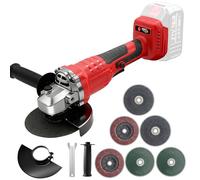 Meuleuse d'angle Sans Fil pour Batterie Makita, Disqueuse Sans Fil Ø125MM, 23000RPM Moteur Brushless, pour Couper, Polir et Poncer