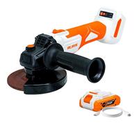 Meuleuse d'Angle Sans Fil RURIS RMX4125 20V Brushless - Disque 125 mm 2 Vitesses 8500 tr/min - Avec Batterie 4Ah