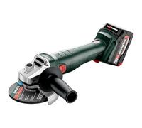 Meuleuse d'angle sans fil W18 L 9-125 2x4Ah Li-Power en coffret Metabo