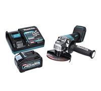 Meuleuse d'angle sur batterie Makita GA 016 GM1 40 V max. 125 mm sans balais XGT + 1x batterie 4,0 Ah + chargeur