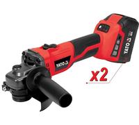 Meuleuse d'angle sans fil 18V, 125mm, 3000-8500 min-¹ (2xBatteries 4Ah+Chargeur)