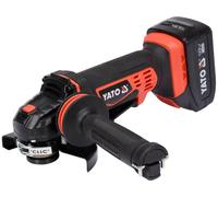 YATO Meuleuse d'angle 125 mm avec 2 batteries Li-Ion 3,0 Ah 18 V
