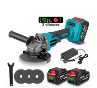 Meuleuse d'angle - YOFIDRA - Yofidra - 125 mm - Sans fil 21 V brushless - 3 vitesses
