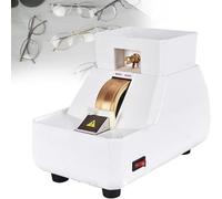 Meuleuse De Lentilles, Polisseuse À Verres Manuelle Avec Meule 280/180, Avec Évier Amovible Pour Magasin D'optique, Réservoir D'eau Amovible Et Débit D'eau Réglable